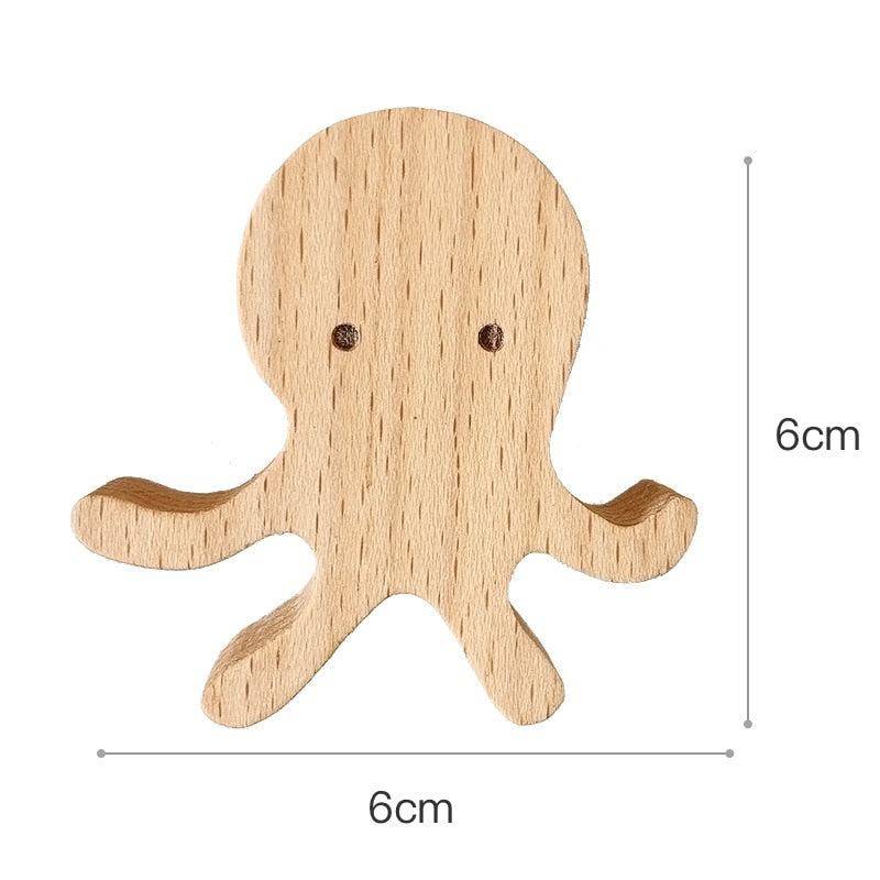 Kleiderhaken aus Holz