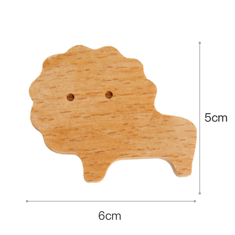 Kleiderhaken aus Holz