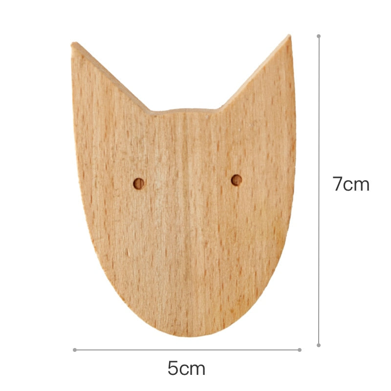 Kleiderhaken aus Holz