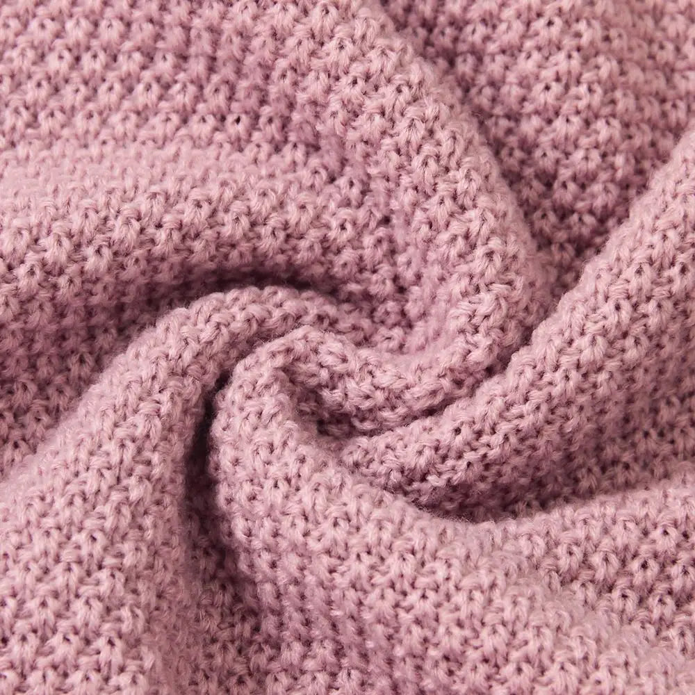 coperta di cotone lavorato a maglia