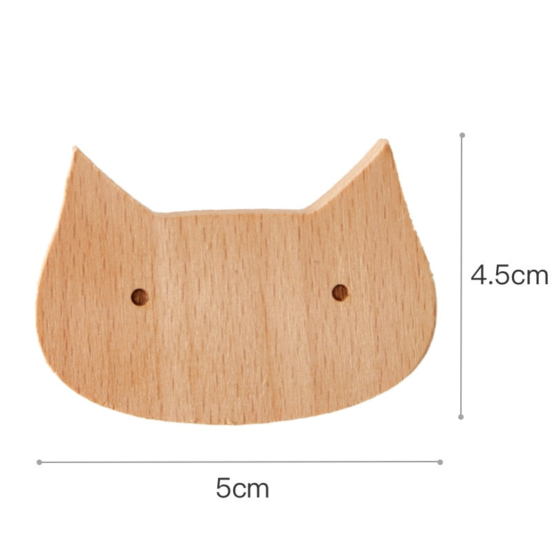 Kleiderhaken aus Holz