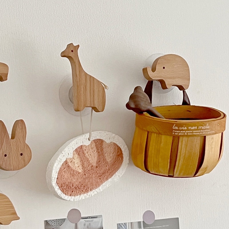 Kleiderhaken aus Holz