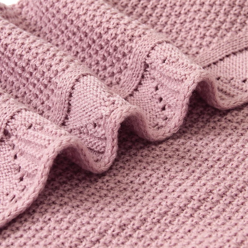coperta di cotone lavorato a maglia