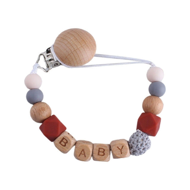 Personalisierte Schnullerkette