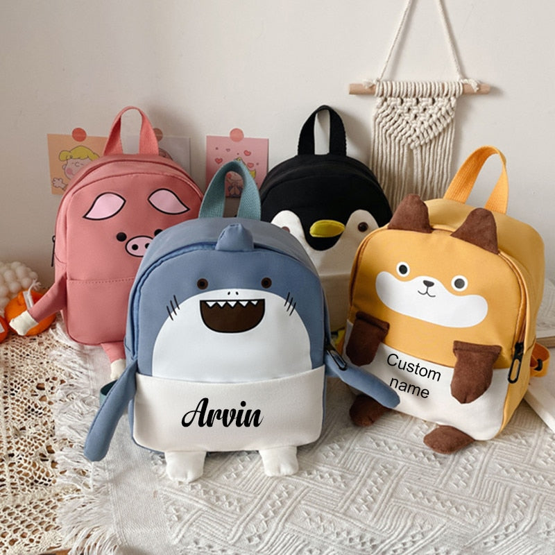 Personalisierter Rucksack mit Cartoon für Kindergarten