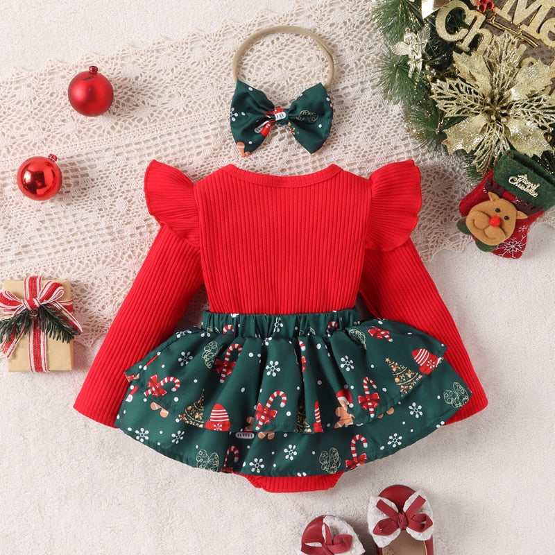 2-teiliges Christmas-Kleid