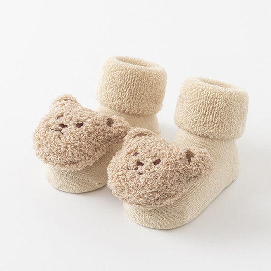 3D Socken mit Teddybär