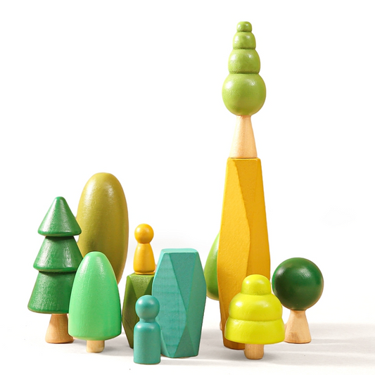 14-teiliges Holzspielzeug